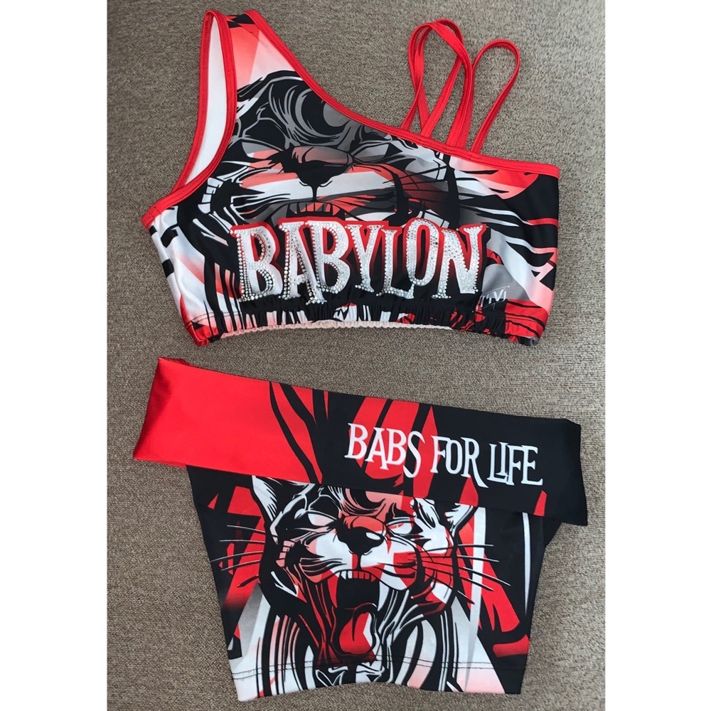 Cheer Athletics Panthers Worlds practice set